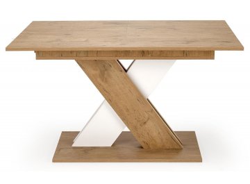 Стол раздвижной Xarelto 130-175/85/76 дуб ланцелот / белый