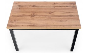 Деревянный стол Cobalt 120/68/77 дуб вотан / черный