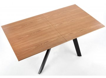 Стол раздвижной Ксао 2 160-200/90/76 дуб натуральный / черный