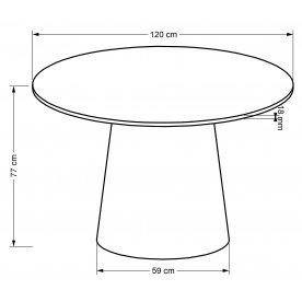 Деревянный стол Шемо 120/77