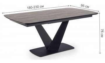 Деревянный стол Шуд 180-230/95/76