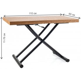 Деревянный стол Giotto 110/60