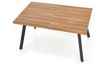 Деревянный стол Berlin 140-180/85/76 орех / черный