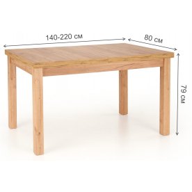 Деревянный стол Tiago 2 140-220/80/76