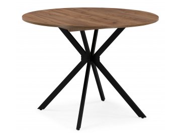 Обеденный стол Орион 90 / 130 дуб крафт табачный / черный матовый