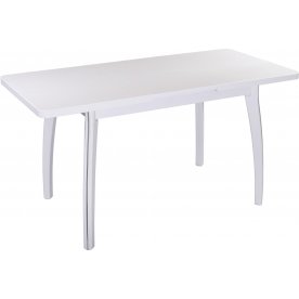 Стол Реал ПР-1 КМ белый / камень 04 / ножка 07 белый