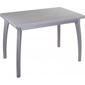 Стол Реал ПР-1 КМ серый / камень 07 / ножка 07 серый