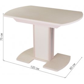 Стол на тумбе Румба ПО-1 05-1