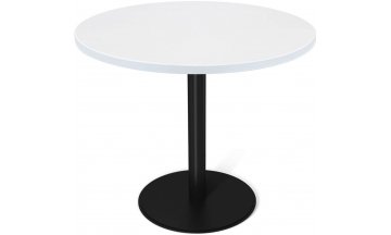 Деревянный стол SHT-TU43/TT 80 МДФ черный муар / дуб сонома светлый