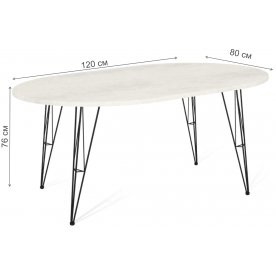 Деревянный стол SHT-TU10 / 120-80