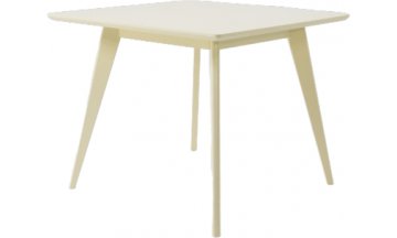 Деревянный стол Сканди М 90 слоновая кость