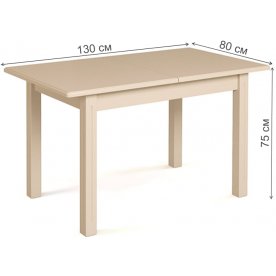 Стол Соболь слоновая кость эмаль