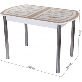 Стеклянный стол Танго ПО-1 02