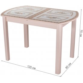 Стеклянный стол Танго ПО-1 04