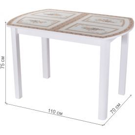 Стеклянный стол Танго ПО 04