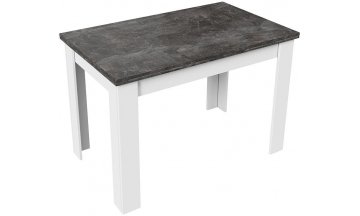 Стол Промо Тип 4 белый / ателье темное