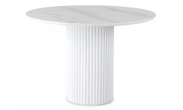 Керамический стол Барел 110 patagonoa bianco repose / белый