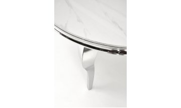 Керамический стол Halmar ReGinald белый агломерат