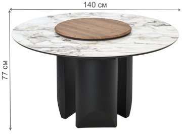 Керамический стол Колизей d140