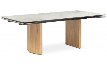 Керамический стол Монерон brecha crema elegance / дуб монтана