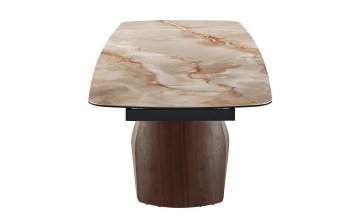 Керамический стол Select 3138 Тоскане / орех / золото