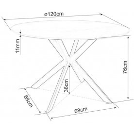 Керамический стол Talia 120