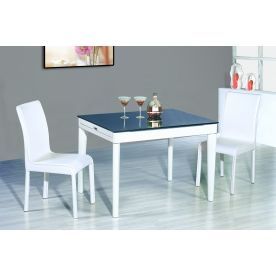 Обеденная группа "стол 6015Т белый, Стул 807 белый"