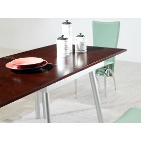 (НЕАКТИВЕН, больше не поставляется) Обеденная группа "стол B2225 венге и 4 стула 4056 салатовые" (ES)