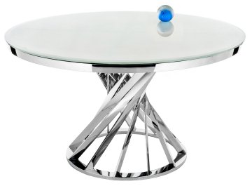 Обеденный стол Аган gray / white