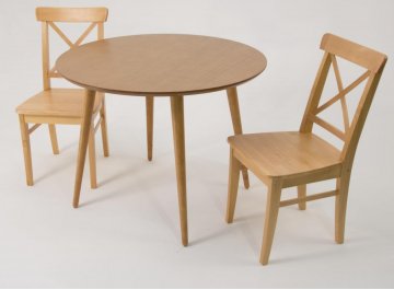 Обеденный стол Монте К 90 / Ингольф натуральный