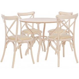 Обеденная группа Leset Тор круглый и Грид