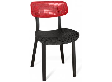 Обеденный стол SHT-DS131 черная / красная