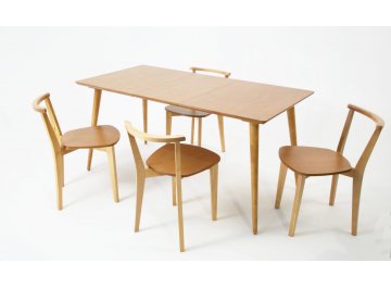 Обеденная группа Монте Франк 120 натуральное дерево / натуральное дерево