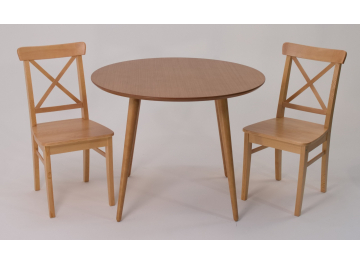 Обеденный стол Монте Ингольф К 100 натуральное дерево / натуральное дерево