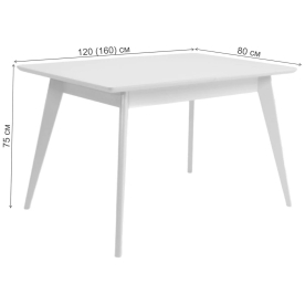 Обеденная группа Сканди Франк 120