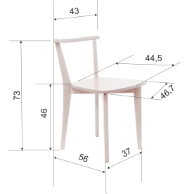 Обеденная группа Сканди Франк 120