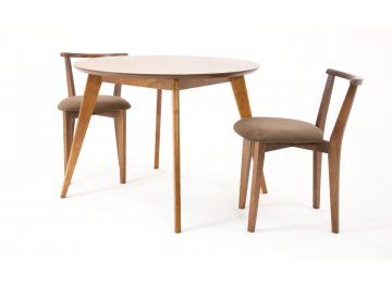 Обеденная группа Сканди Франк К 90 коричневый / орех / орех