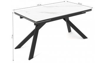 Керамический стол DikLine SKW140