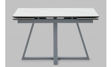 Керамический стол Аркос 120(180)x80 белый