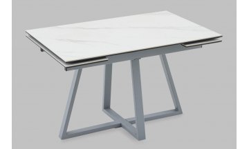 Керамический стол Аркос 120(180)x80 белый