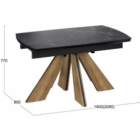 Керамический стол Палмер Тип 1