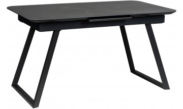 Керамический стол Пеле 140x180 темный мрамор