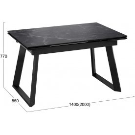 Керамический стол Стоун Тип 1