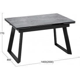 Керамический стол Стоун Тип 1
