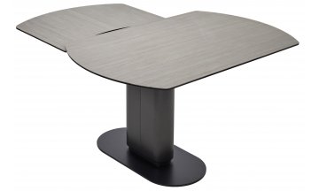 Керамический стол Kai 140 испанская керамика TL-110 темно-серый / черный