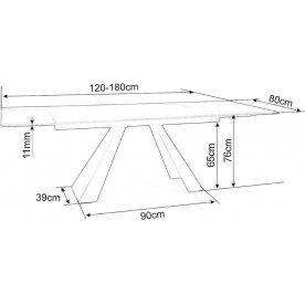 Керамический стол Salvadore