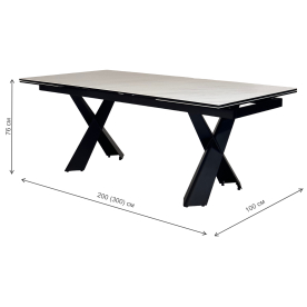 Керамический стол Oristano 200