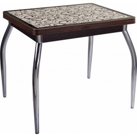 Стол Чинзано М-2 ст-2 венге / крем / ножка 01