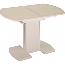 Стол Чинзано ПО молочный дуб / 11 D-2 / ножка 05 крем