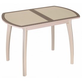 Стол Чинзано ПО молочный дуб / 22 F-1 / ножка 07 крем